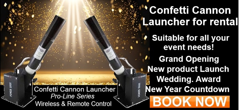 Confetti Cannon Launcher Rental